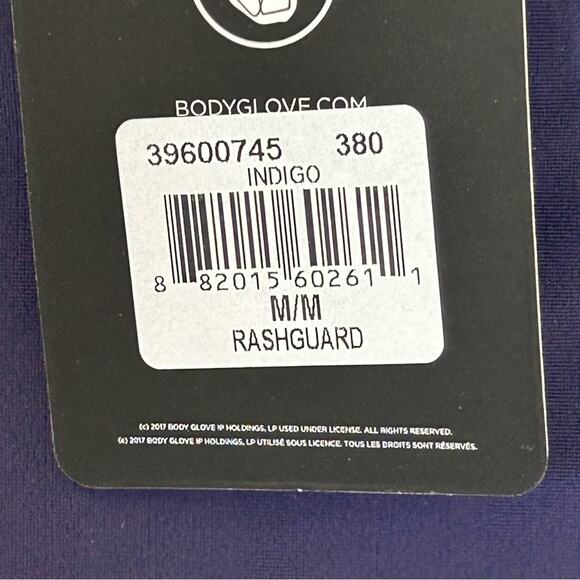 Body Glove Indigo Exhale Rashguard Swim Top Shirt Size Medium - Picture 6 of 7